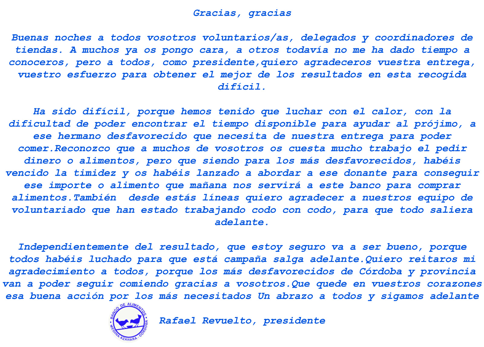 gracias op